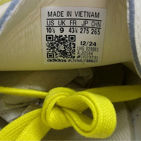 Adidas Women’s Samba OG Shock Yellow Night Indigo JI2594 - Size 10.5 - Picture 5 of 14